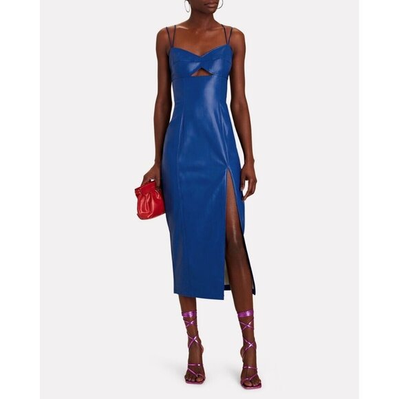 SAYLOR Julyana Midi Dress Cobalt Blue Sexy - Picture 1 of 6